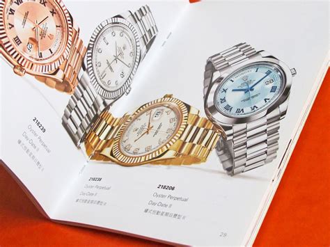 Rolex catalog book